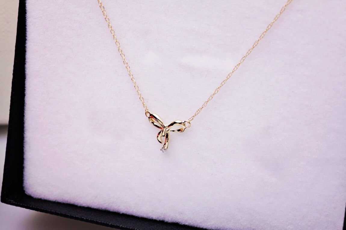 Emaga Złoty naszyjnik NZD4203 - Diament